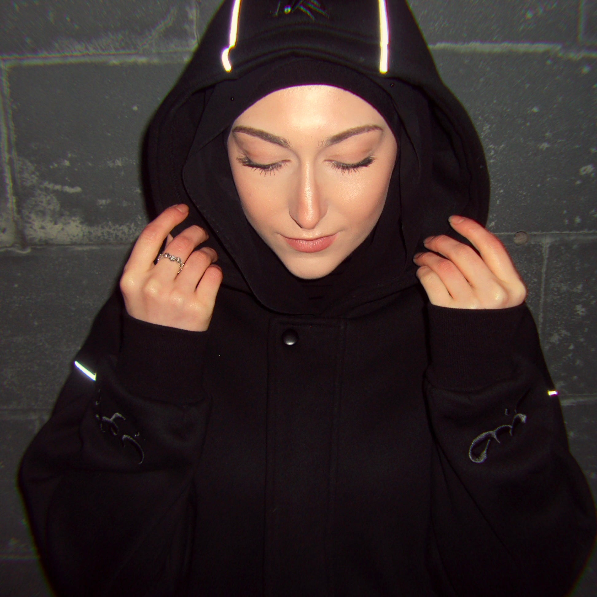"Pure Heart Always Wins" Hoodie Abaya